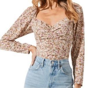 Astr The Label Floral Blouse